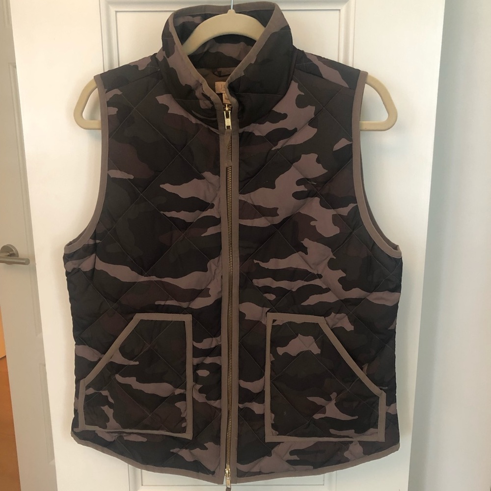 J Crew Camo Vest